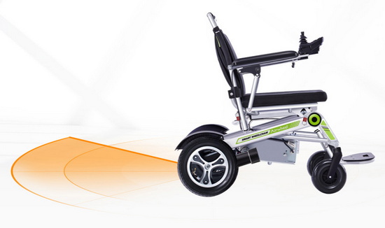 Elektrický invalidní vozík AIRWHEEL H3TS s funkcí samosložení a dálkovým ovládáním