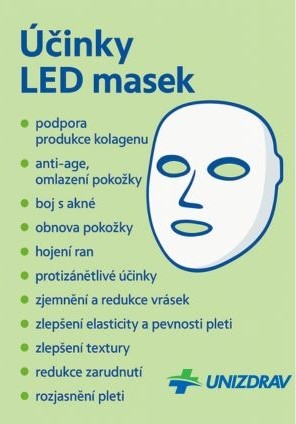 Účinky LED masek