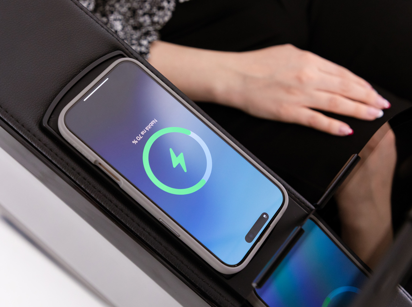 Masážní elektrické křeslo Prestige 3D MASSAGER s ionizátorem vzduchu, černé