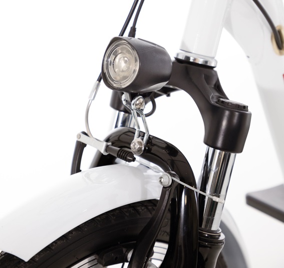 Tříkolové elektrické kolo Tornádo ZTECH, bílé
