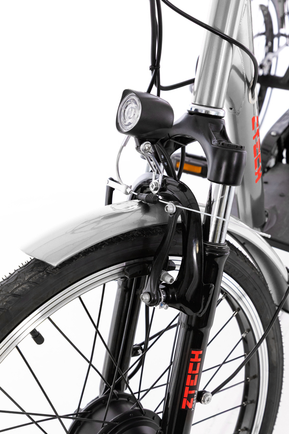 Tříkolové elektrické kolo Tornádo ZTECH, stříbrné