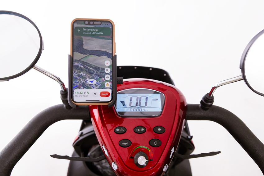 Držák na mobil na elektrický skútr