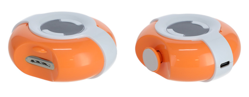 Elektrický zastřihovač nehtů, oranžový