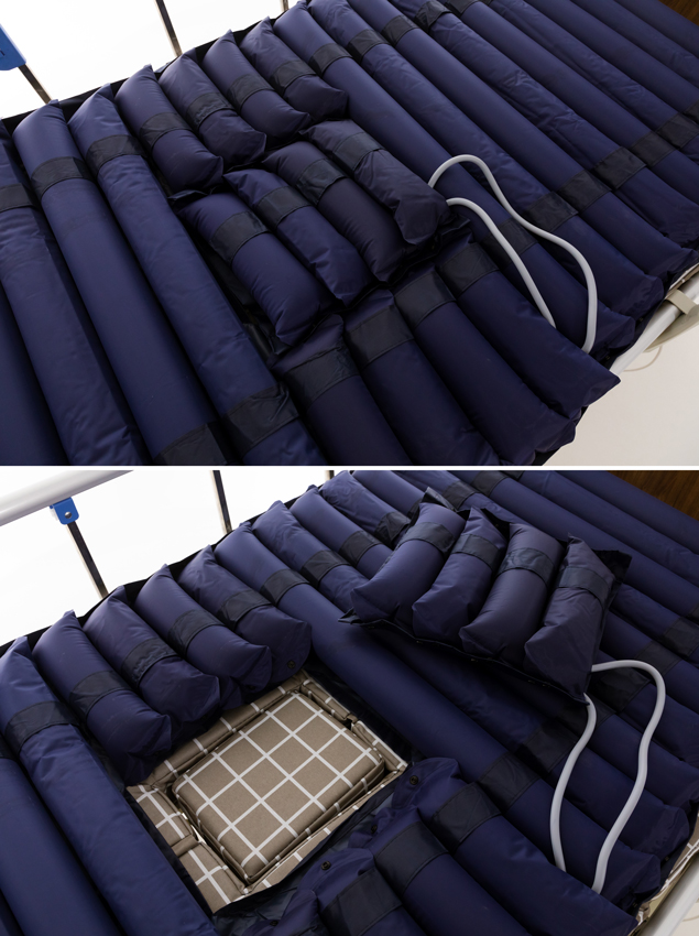Aktívní antidekubitní matrace na polohovací postel s toaletou Multibed a Home