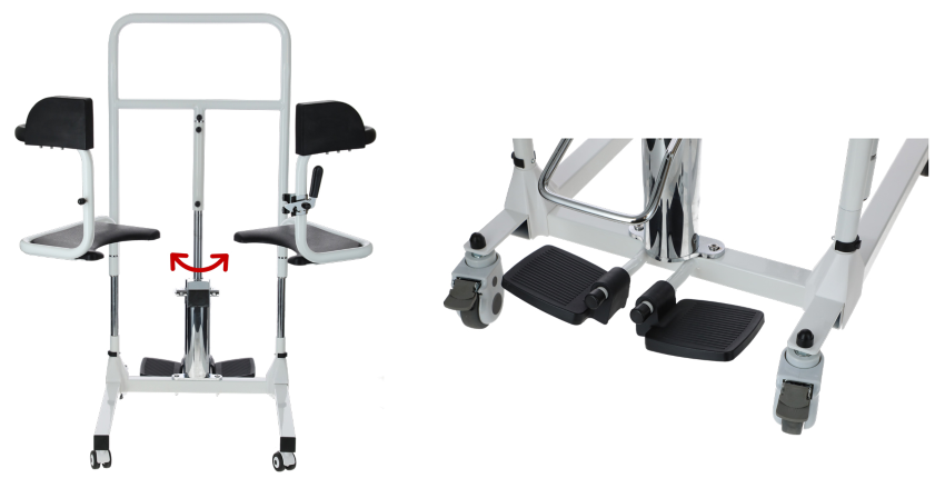 Hydraulická židle pro přesun