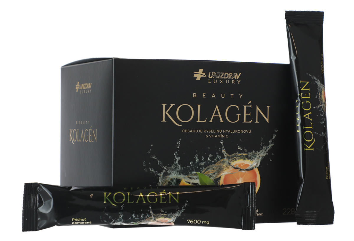 Mořský kolagen v prášku UNIZDRAV Luxury, 30 sáčků