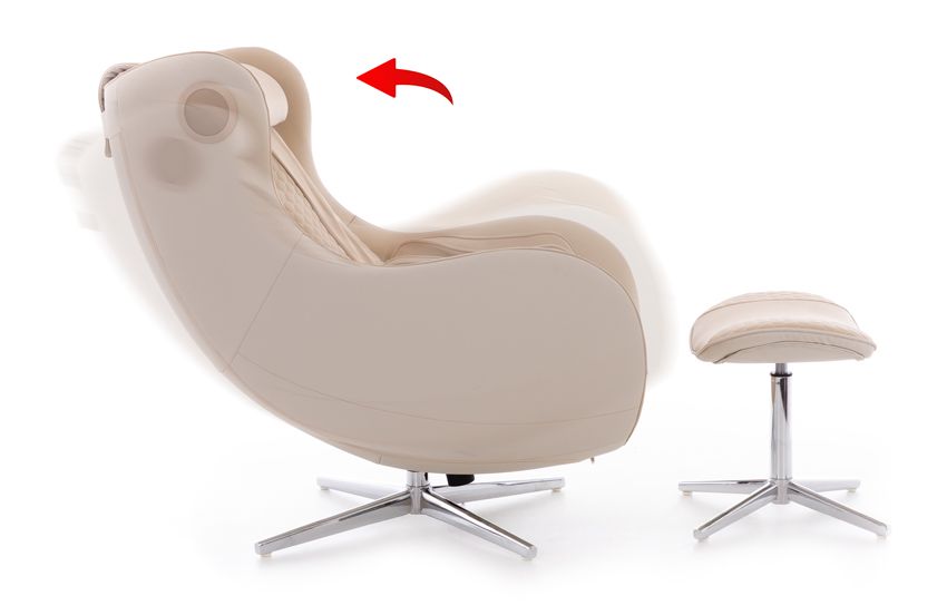 Elektrické masážní křeslo Safír Relax, béžové