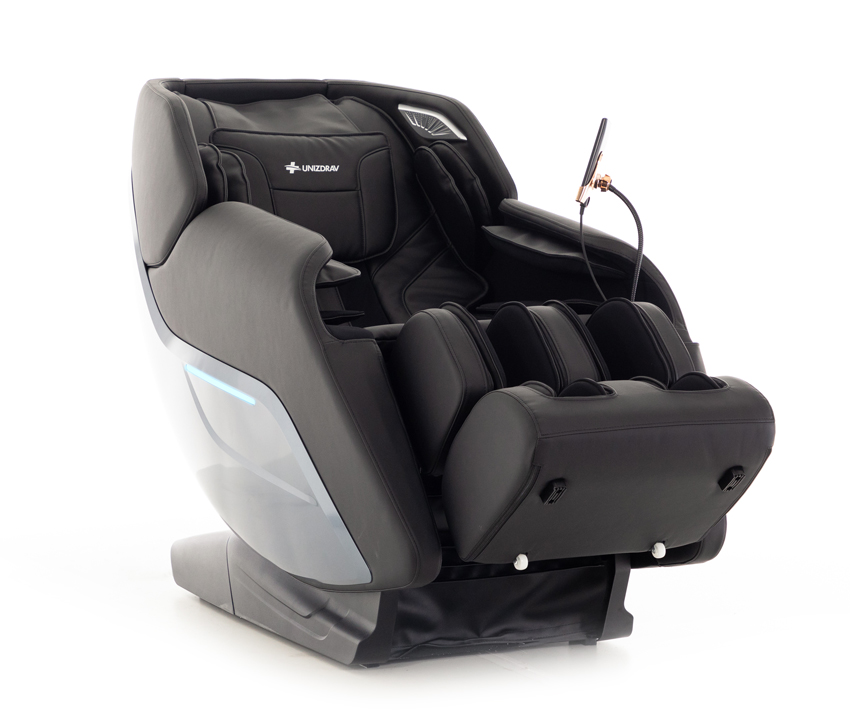 Masážní elektrické křeslo RelaxPro 3D MASSAGER, šedo-černé