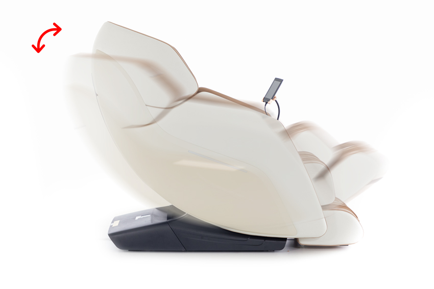 Masážní elektrické křeslo RelaxPro 3D MASSAGER, bílo-hnědé