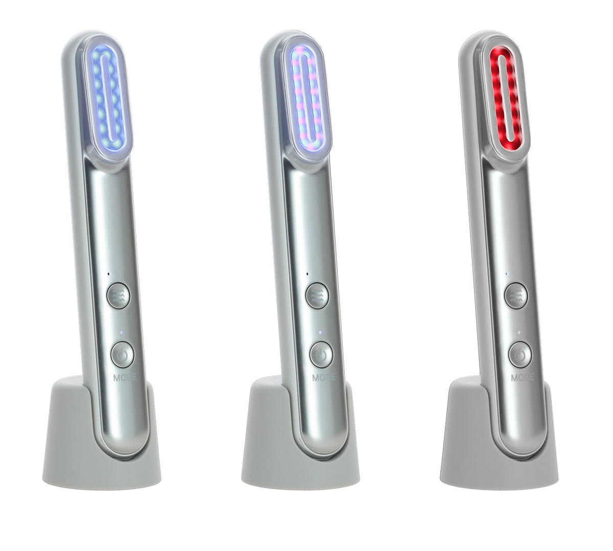 3 režimy LED terapie
