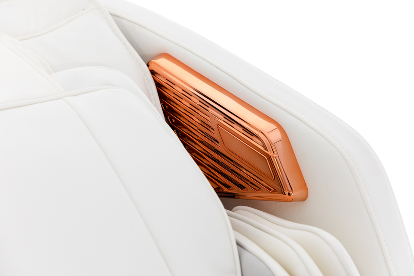 Masážní elektrické křeslo Prestige 3D MASSAGER s ionizátorem vzduchu, bílé