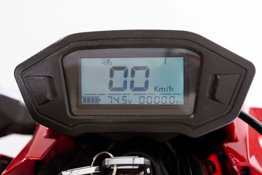 Elektrická motorka e-Flex, červená