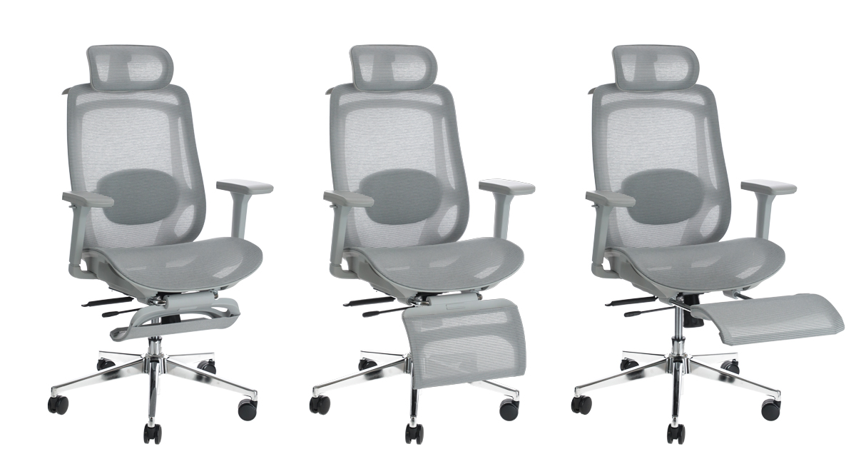 Kancelářská ergonomická židle s podnožkou UNIZDRAV