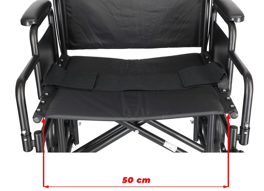 Invalidní vozík na převoz UNIZDRAV, 50 cm