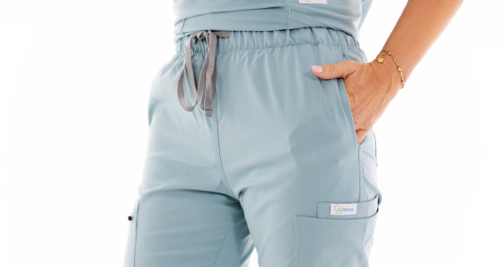 Dámské zdravotnické kalhoty Unidress Comfort, modrý oceán