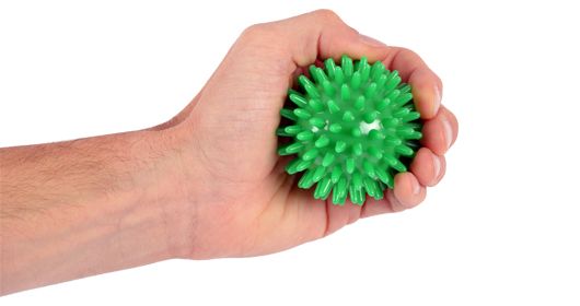 Masážní ježek, zelený 7 cm
