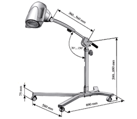 Biolampa Bioptron PRO 1 podlahový + Oxy sprej