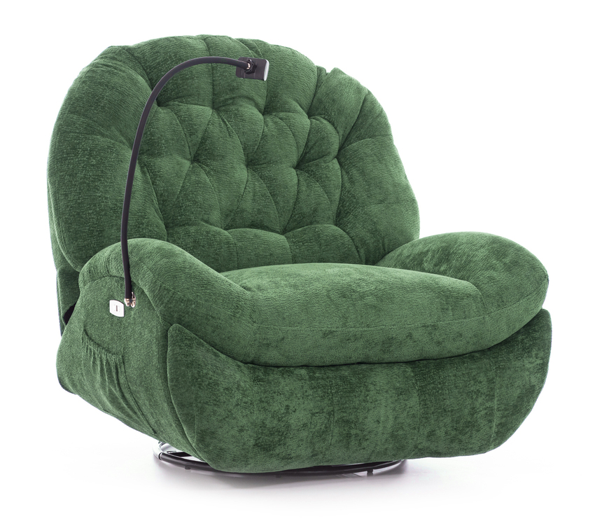 Stylové relaxační polohovací křeslo TRENDY, zelené