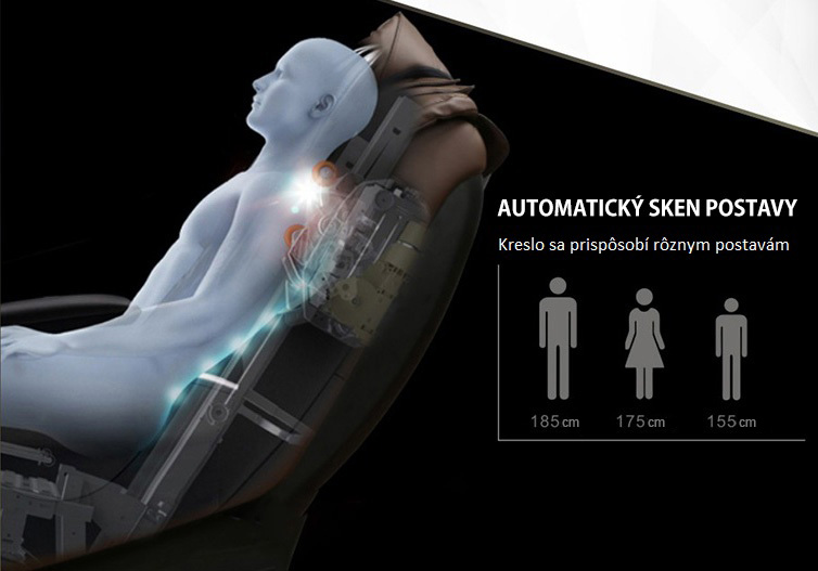Masážní elektrické křeslo RelaxPro 3D MASSAGER