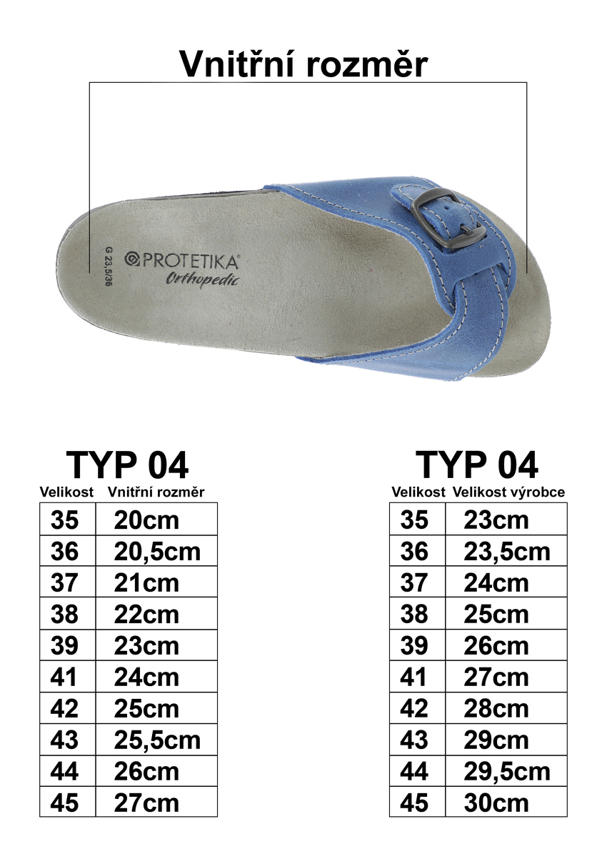 Zdravotní ortopedická obuv – typ 04 bílá