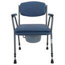 Toaletní židle výškově nastavitelná - modrá