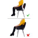 Ergonomická opěrka pro správné držení těla Curble Chair Comfy, šedá