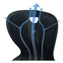 Ergonomická opěrka pro správné držení těla Curble Chair Wider, černá