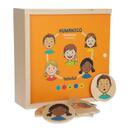Didaktická hra a puzzle 2v1 Humanico Emoce od Beleduc