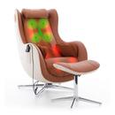 Elektrické masážní křeslo Safír Relax, cihlové