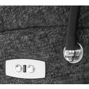 Stylové relaxační polohovací křeslo TRENDY, antracitové