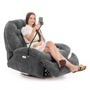 Stylové relaxační polohovací křeslo TRENDY, antracitové