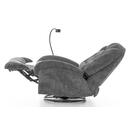 Stylové relaxační polohovací křeslo TRENDY, antracitové