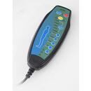 Masážní polohovací křeslo s vyklápěním COMFORT+, antracitová látka