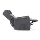 Masážní polohovací křeslo s vyklápěním COMFORT+, antracitová látka
