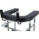 Pojízdné chodítko s opěrnou plochou a sedadlem UNIZDRAV