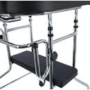 Pojízdné chodítko s opěrnou plochou a sedadlem UNIZDRAV