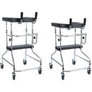 Pojízdné chodítko s opěrnou plochou a sedadlem UNIZDRAV