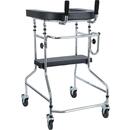 Pojízdné chodítko s opěrnou plochou a sedadlem UNIZDRAV