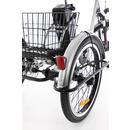 Tříkolové elektrické kolo Tornádo ZTECH, stříbrné Tříkolové elektrické kolo Tornádo ZTECH, stříbrné