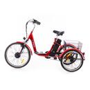 Tříkolové elektrické kolo Tornádo ZTECH, červené