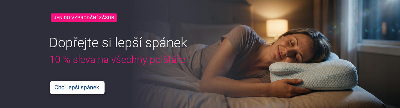 10% sleva na kategorii polštáře