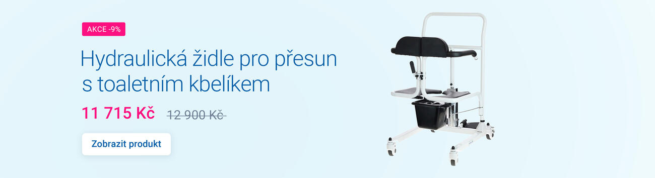 Hydraulická židle pro přesun