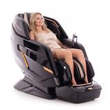 Masážní elektrické křeslo LUX 4D MASSAGER, černozlaté
