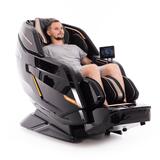 Masážní elektrické křeslo LUX 4D MASSAGER, černozlaté