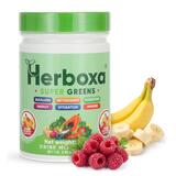 Herboxa SUPER GREENS Banán & malina, 300 g
