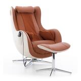 Elektrické masážní křeslo Safír Relax, cihlové (Používaný kus)