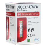 Testovací proužky  Accu  Chek Performa, 50 ks