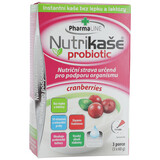 PharmaLINE Nutrikaše probiotic cranberries, 3x 60 g