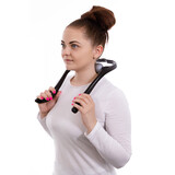 Masážní pomůcka na krk a krční páteř se 2 hlavicemi