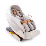 Masážní elektrické křeslo ProLux 4D MASSAGER s ionizátorem vzduchu, bílé